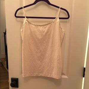 ❤️ 7 for 20 ❤️ Banana republic cream white Sleeveless Camisole Top size large